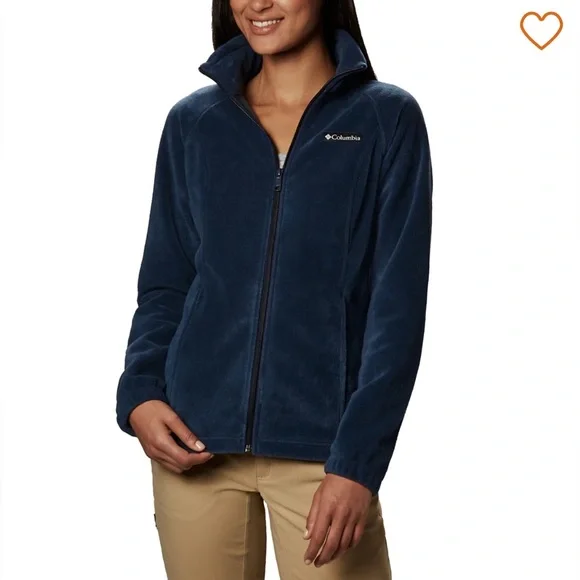 Columbia Women's Benton Springs Fleece Jacket medium nwot zipper - Picture 1 of 5